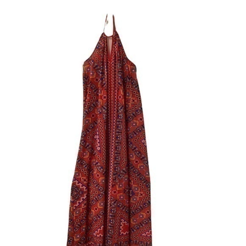 Flying Tomato Aztec Halter Dress Women NWT